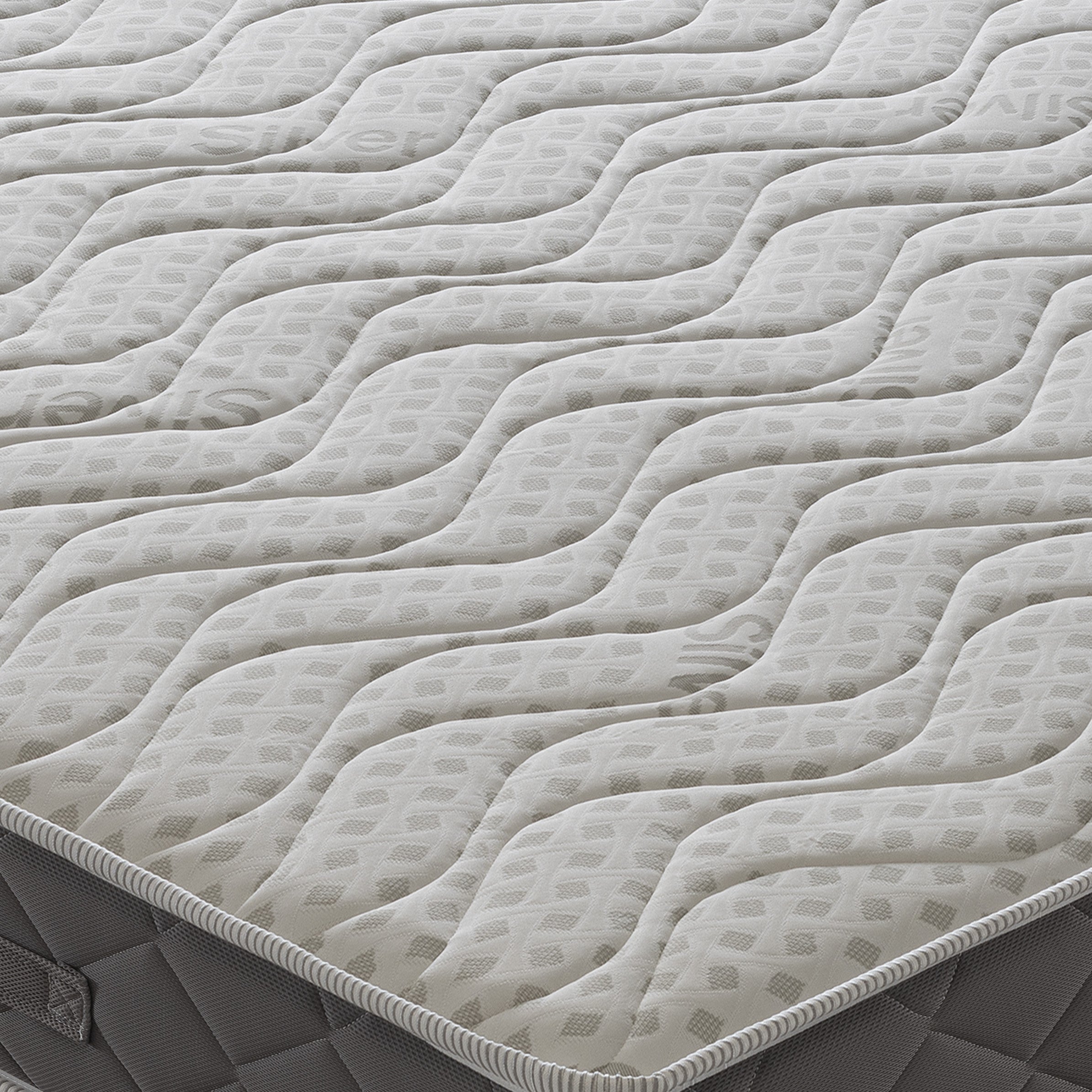MaterassieDoghe - colchón 80x190 Memory Foam - 11 zonas de confort - Funda Silver Safe - 4