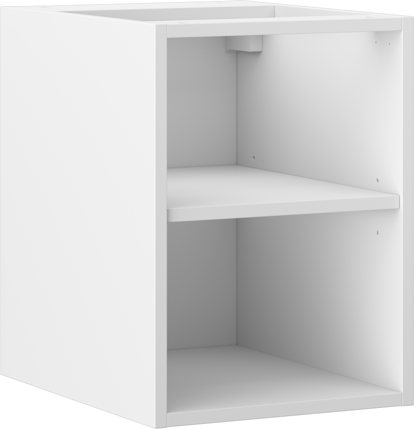 Mexen Box-A szafka otwarta z półką 35 cm, biała mat - 91AX2-0350-470-0-01