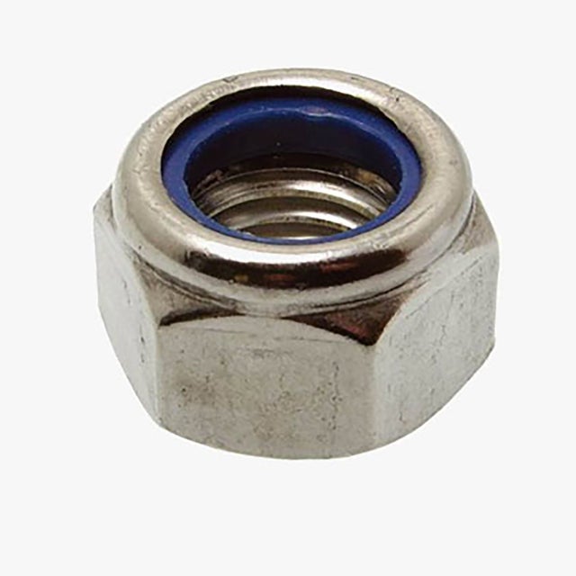 Écrou Indesserrable Bague en Nylon Inox A2 DIN 985 Ø 6 mm (lot de 5 pièces)
