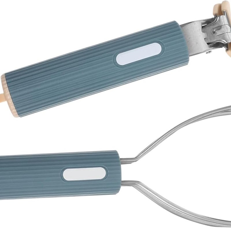 2-częściowe szczypce antypoślizgowe do gorących tacek, ze stali nierdzewnej, uniwersalne szczypce kuchenne z ergonomicznymi uchwytami, bezpieczne do k