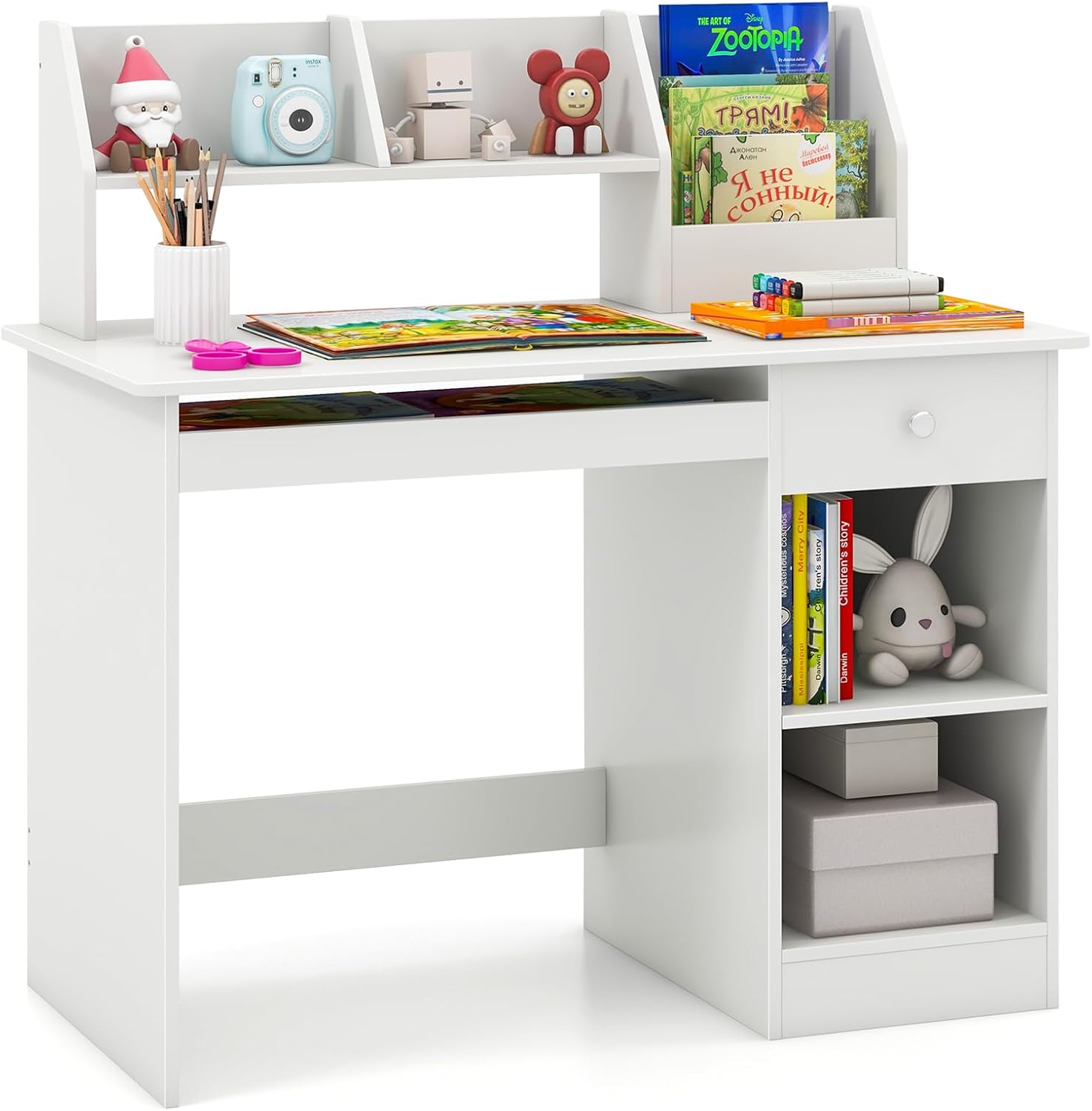 BEA Bureau pour enfants à hauteur réglable et chaise confortable avec