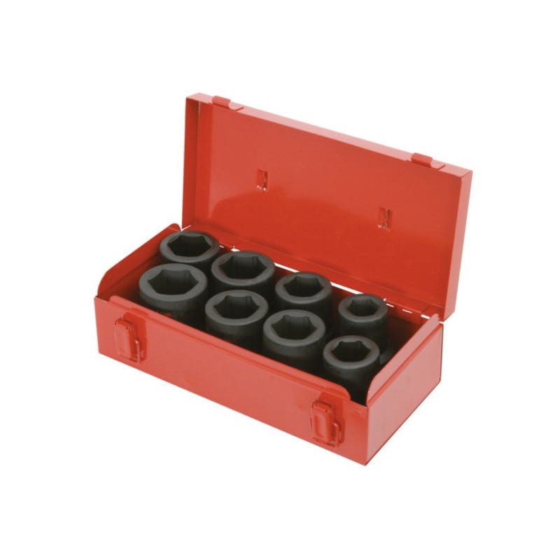 KS Tools 1 Douilles à chocs 6 pans, courtes, 40mm Cliquets KS Tools 1 Douilles à chocs 6 pans, courtes, 40mm Cliquets