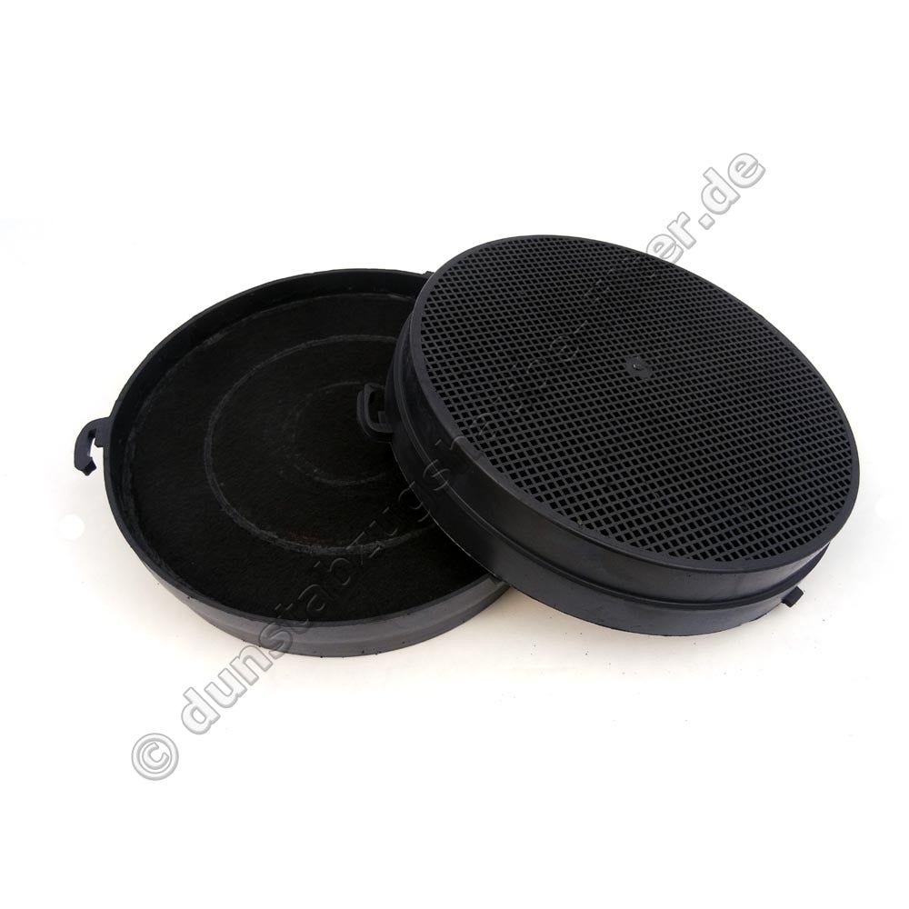 Lot De 2 Filtres à Charbon Ronds (Type 6) Pour Hottes Airlux Et Falmec - Compatible Nombreuses Références