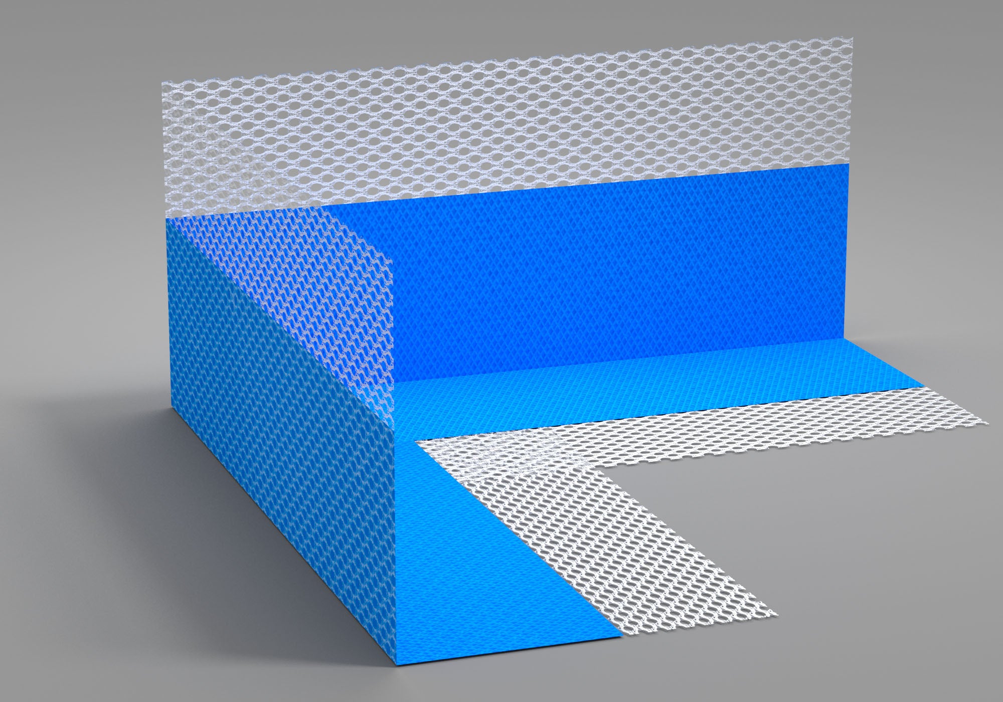 Coin étanche intérieur, Coin intérieur, Etanchéité d'angle LEVEL+ B01 - 1 pc. - 3