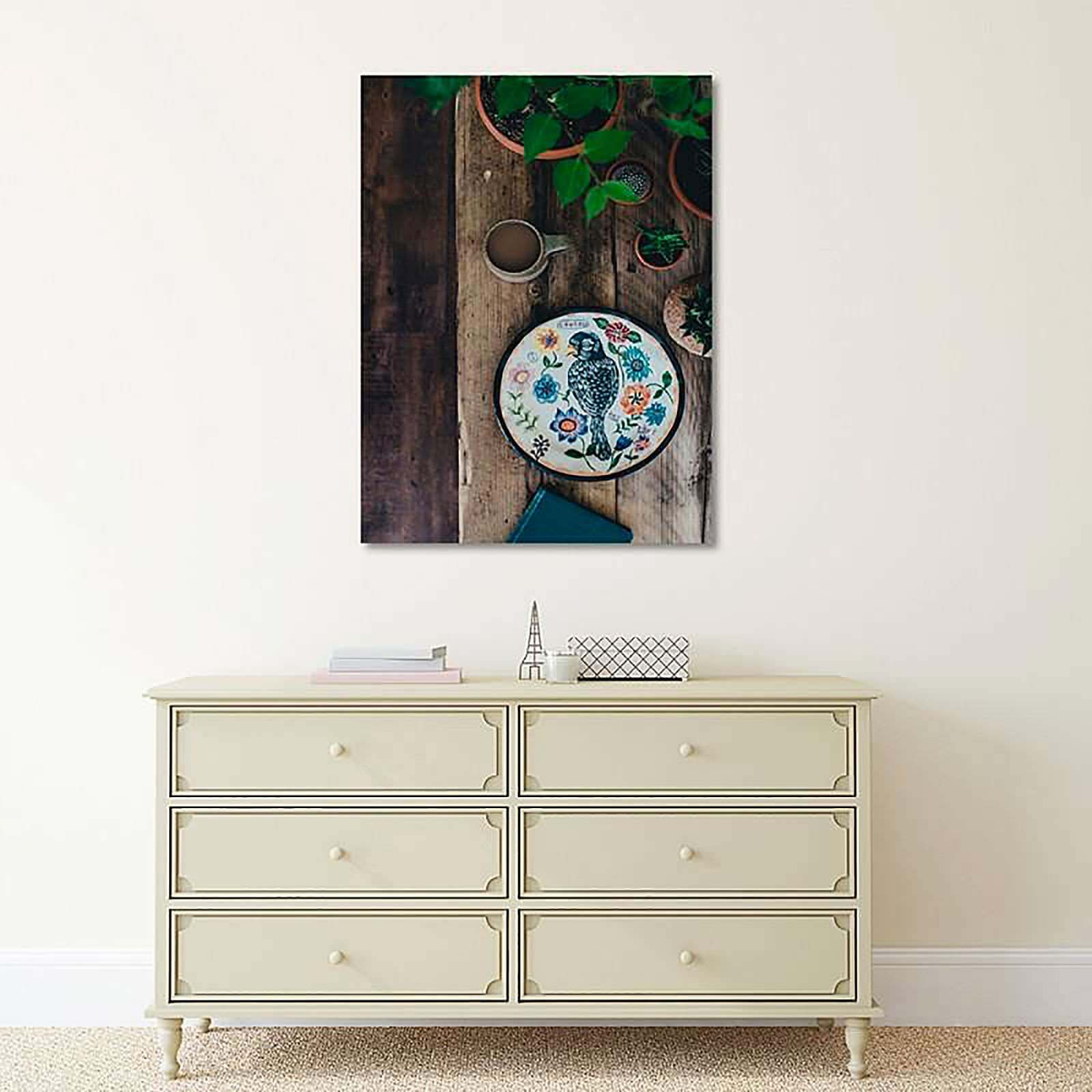 Tableau bois nature morte 5 - 40 x 50 cm - 5