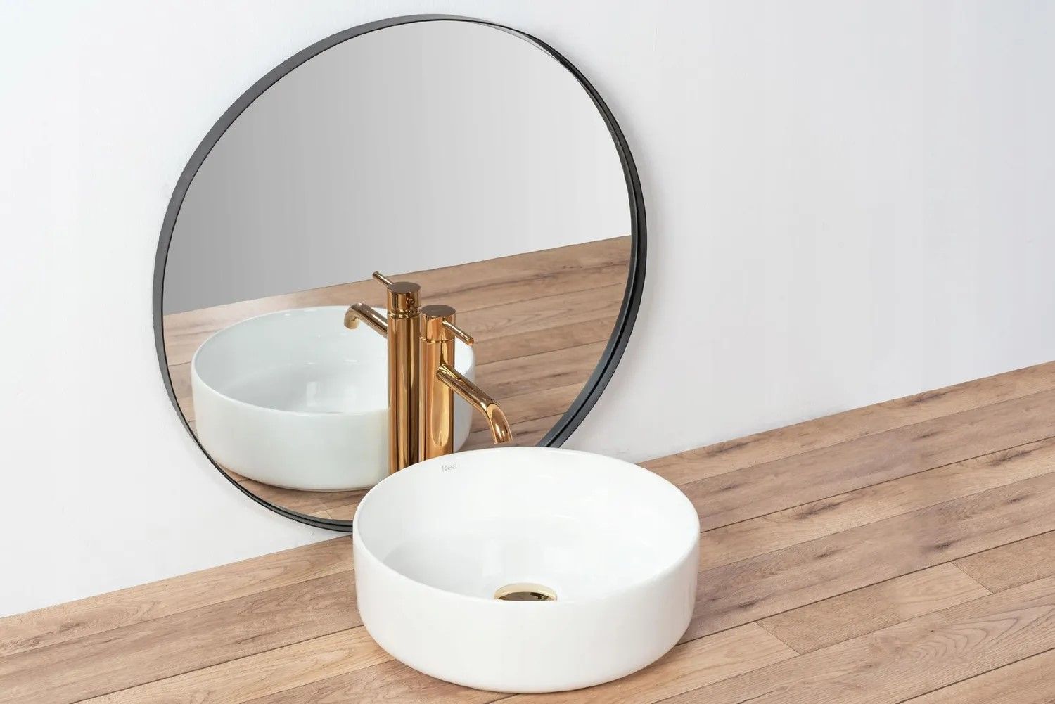 Vasque Ronde 36 Cm En Céramique Blanche - 7