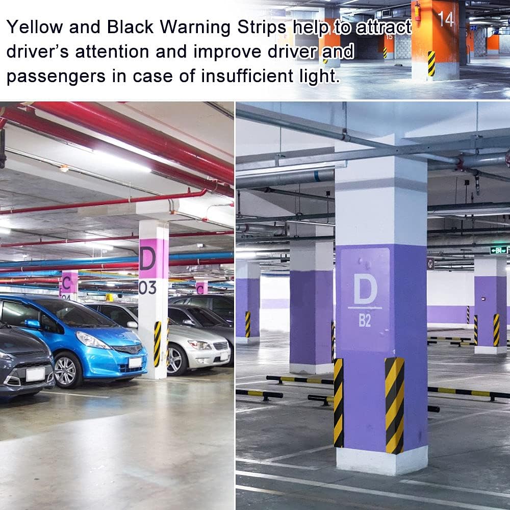 4 Pièces Protection d'Angle Garage Adhésives Protection Murale Garage Voiture 40cm Protection Garage Mur Mousse Protection Garage Pare Choc Protecteur - 5