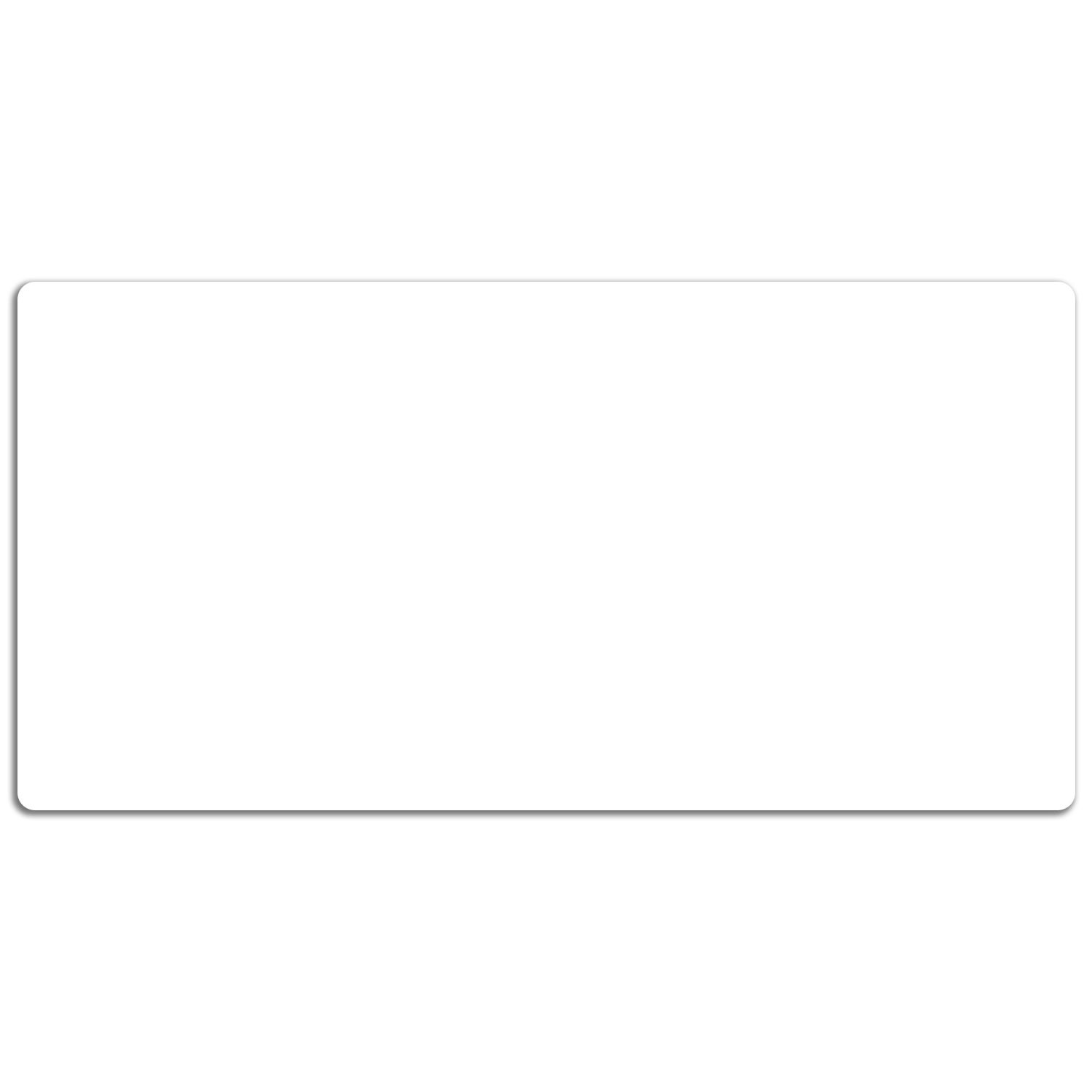 Mata ochronna na biurko jednokolorowy biały 90x45 cm, nowoczesna podkładka dekoracyjna – Tulup