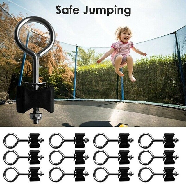Lot De 8 Embouts Caoutchouc Pour Pieds De Trampoline - Améliore La Stabilité, Réduit Le Bruit