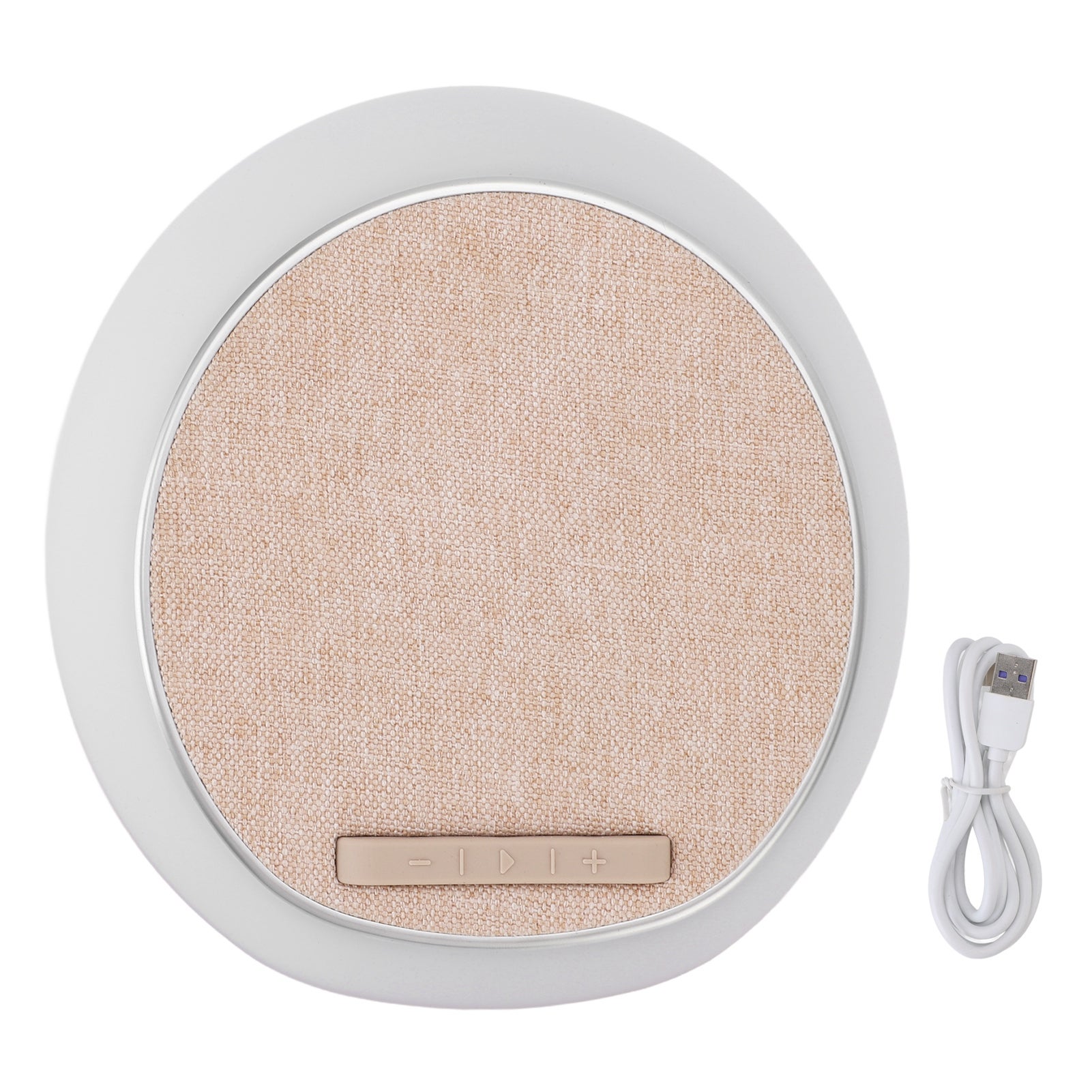 Lampe De Chevet Avec Chargeur Sans Fil, Haut-Parleur Bluetooth Et Réveil - Multifonction