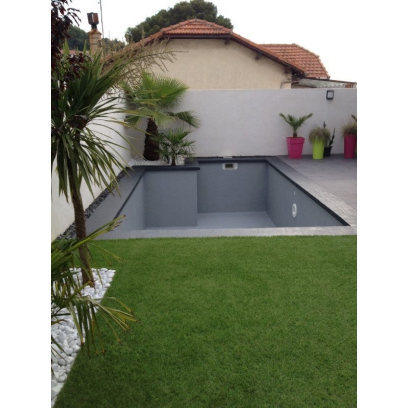 PEINTURE PISCINE MATCOSOL GRIS 13.5L -Résine epoxy bi- Composant grande résistance au chlore- GMC - 3