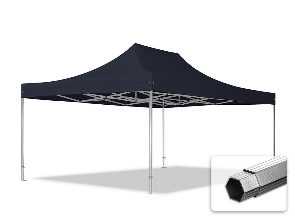4x6 m Namiot Ekspresowy PROFESSIONAL Alu 50mm, czarny