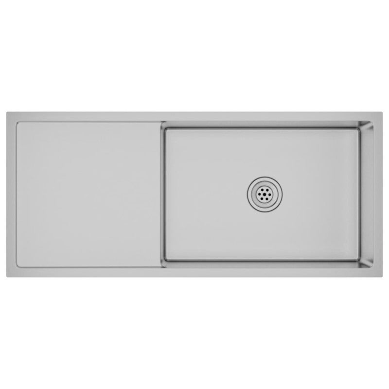 Lavello da Cucina Lavorato a Mano in Acciaio Inox vidaXL - 2