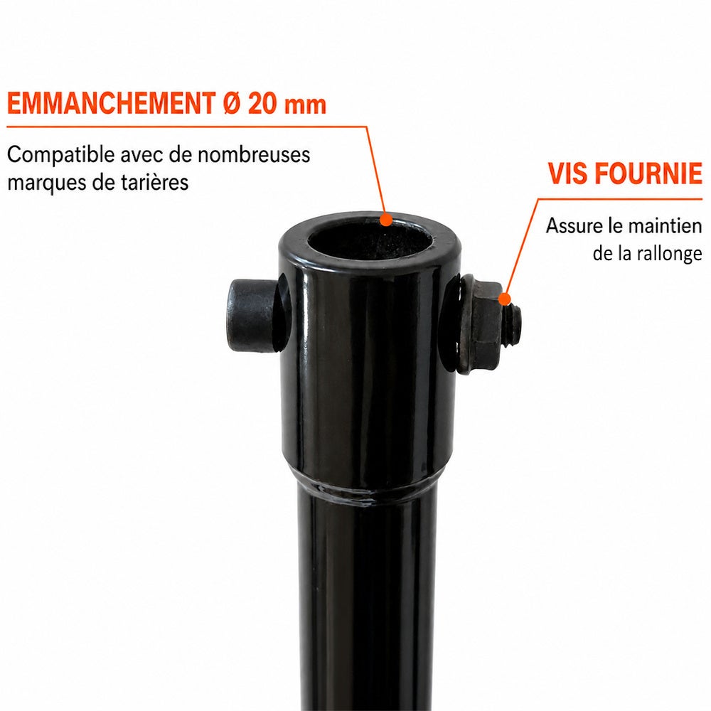 Rallonge 50 cm pour tarière thermique - 2