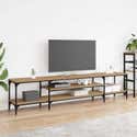 Meuble TV Chêne artisanal 201 x 35 x 45 cm | Leroy Merlin