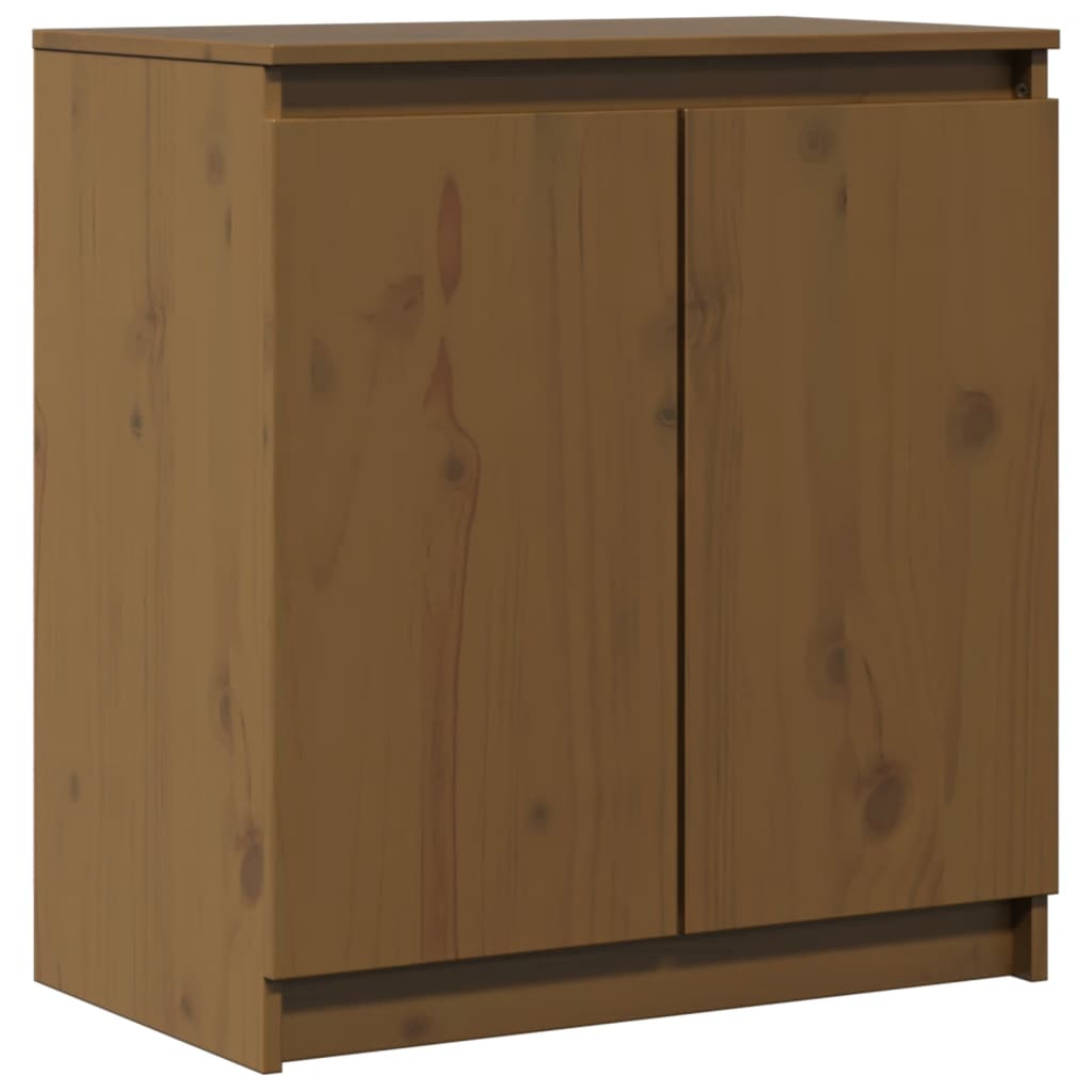 Armoire latrale Marron Miel 100x40x54 cm Bois de pin massif