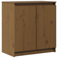 Armoire latrale Marron Miel 100x40x54 cm Bois de pin massif Armoire latrale Marron Miel 100x40x54 cm Bois de pin massif