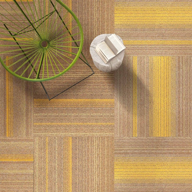 Dalles de moquette Autoportante Antistatiques, Paris, Beige 50 x 50 cm