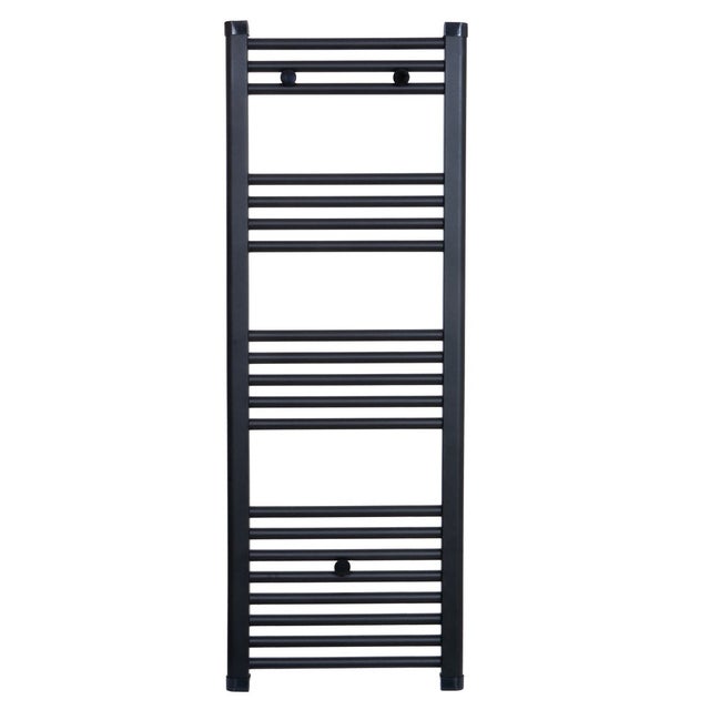 Radiateur sèche-serviettes eau chaude CODA 120 x 50 cm noir mat