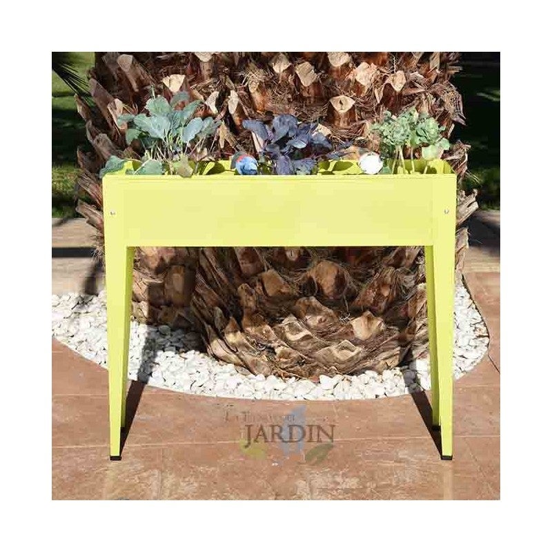 Jardinière Surélevée Mobile - Potager Pratique Balcon Et Terrasse