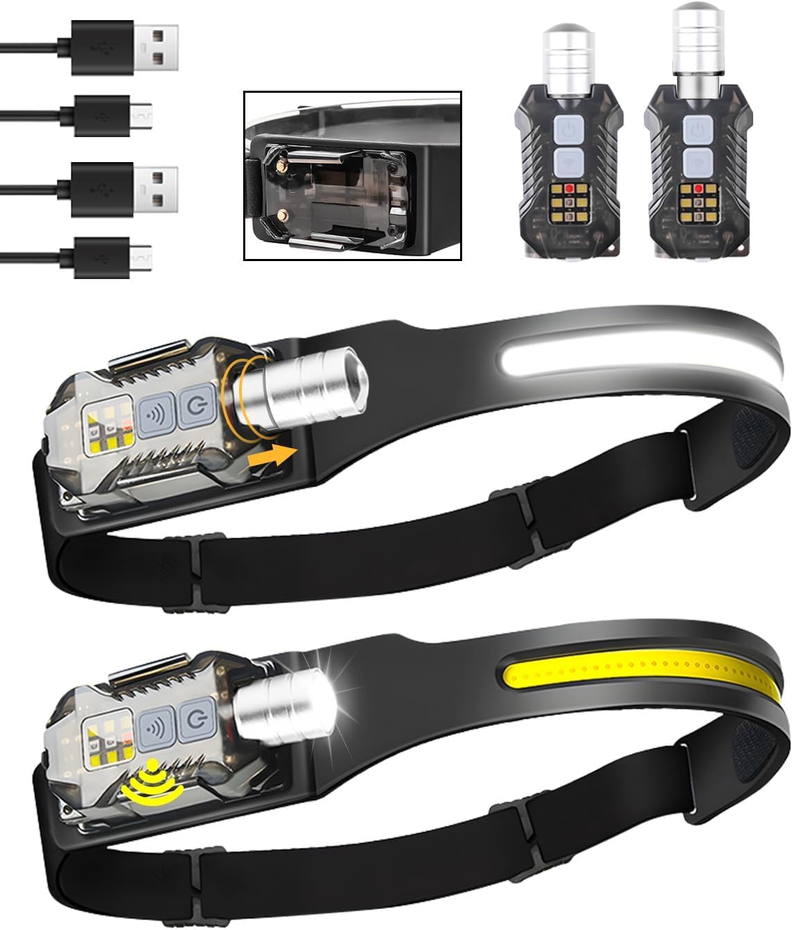 Lampe Frontale Coast FL60 400 Lumens – LED étanche Avec Sangle