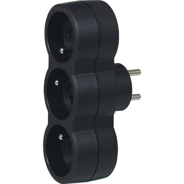 triplite 3 x 2 p+t - noir - legrand 050508 - 4