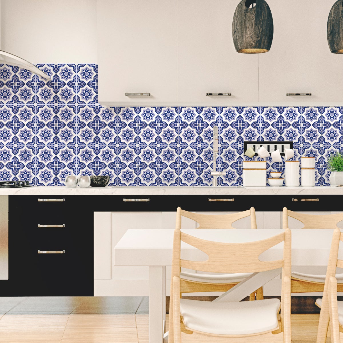 60 vinilo baldosas azulejos ramiro - adhesivo de pared - revestimiento sticker mural decorativo - 60stickers20x20cm