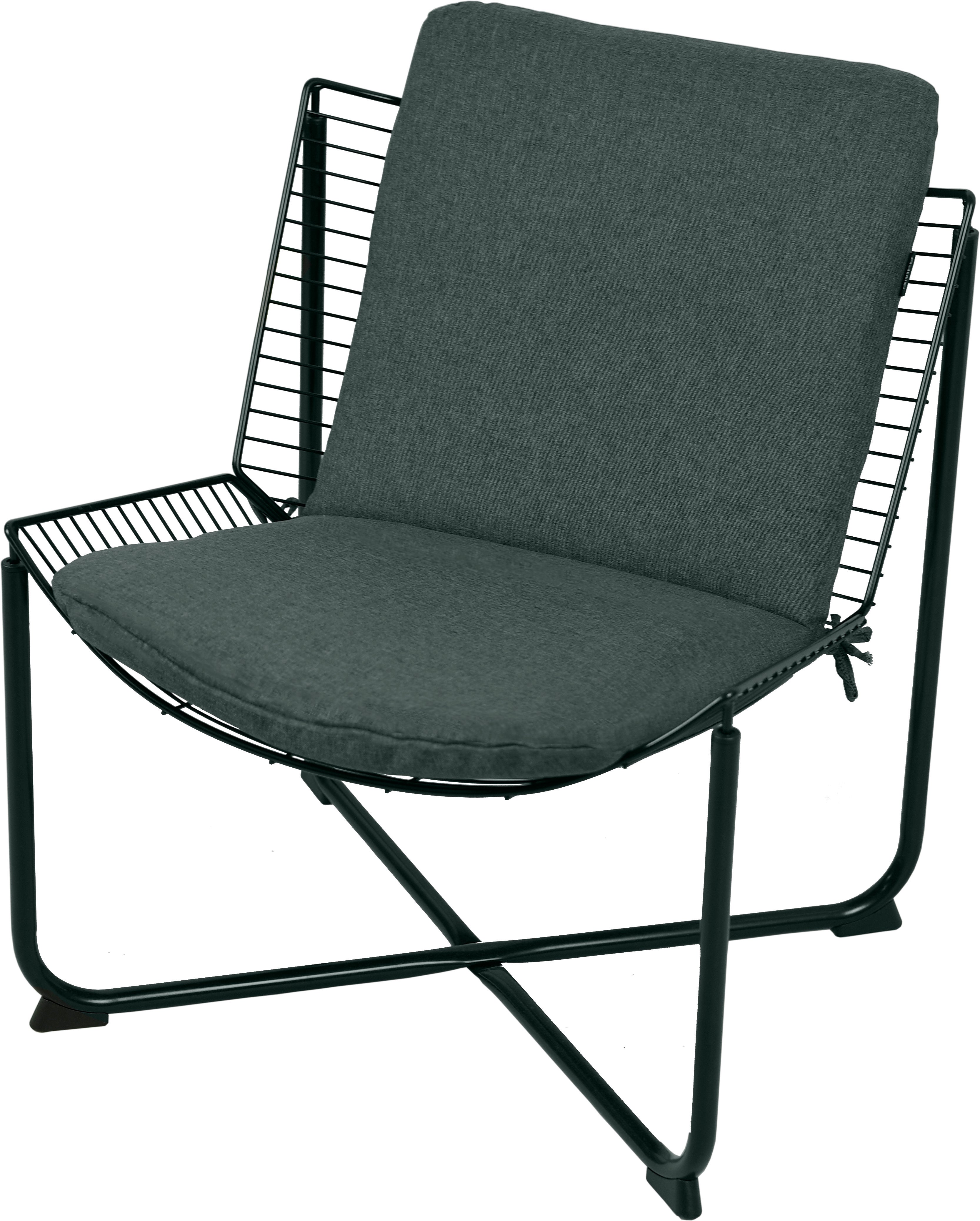 Poduszka na fotel metalowy AMPO Skalboda morski gładki 1 szt.