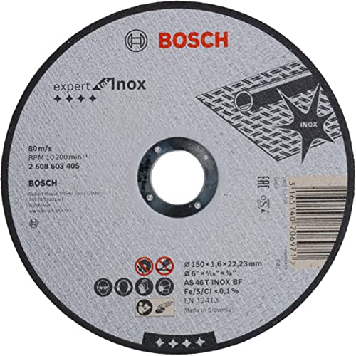 Bosch PRO Tarcza tnąca ze stali nierdzewnej i metalu 150 x 1,6 x 22,23 mm - 2608603405 - 2