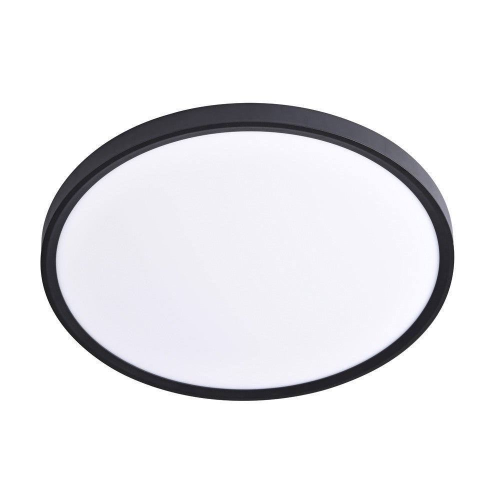 Lampa sufitowa LED Ultra-Slim 24W Gein Czarny CCT z 3 natężeniami światła