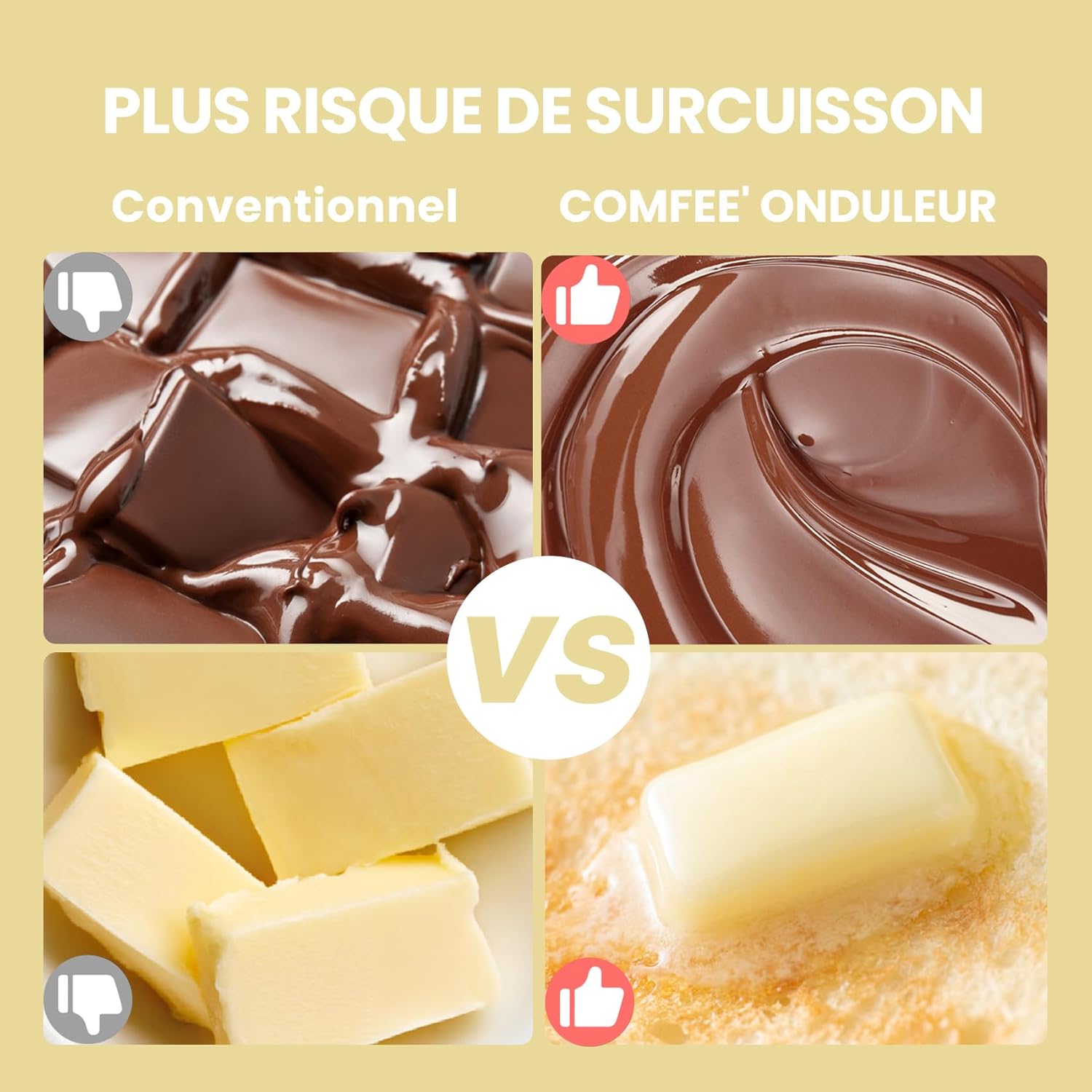 Micro-ondes pose libre - COMFEE CMO-MP012OC(BK) - Inverter - 6,2kg - L42,2 x P32,9 x H23,8 cm - 700W - 19L - Noir - 8