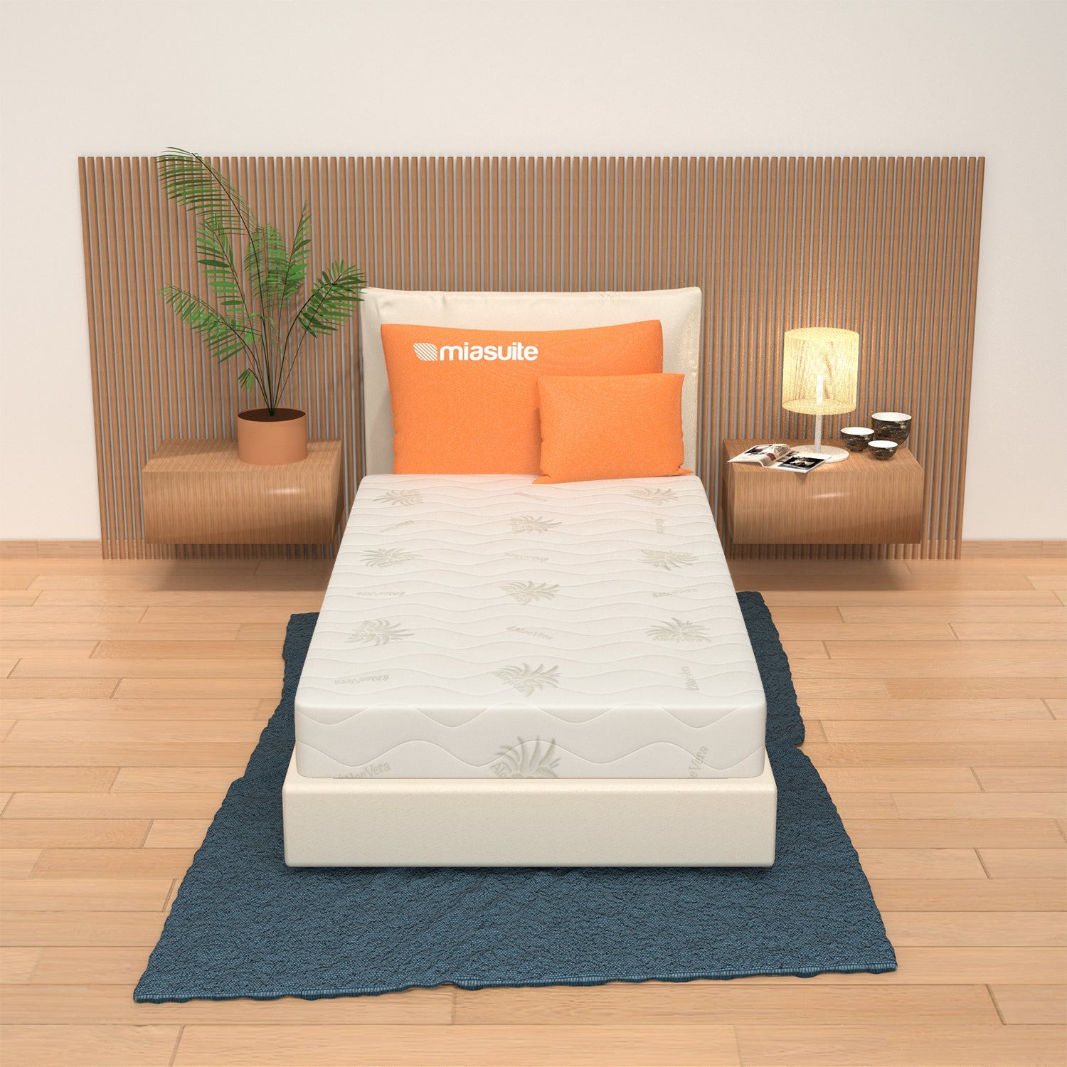 Matelas Mémoire De Forme 160x200 Cm - Hauteur 17 Cm, Semi-rigide, Hypoallergénique - Mousse Italienne