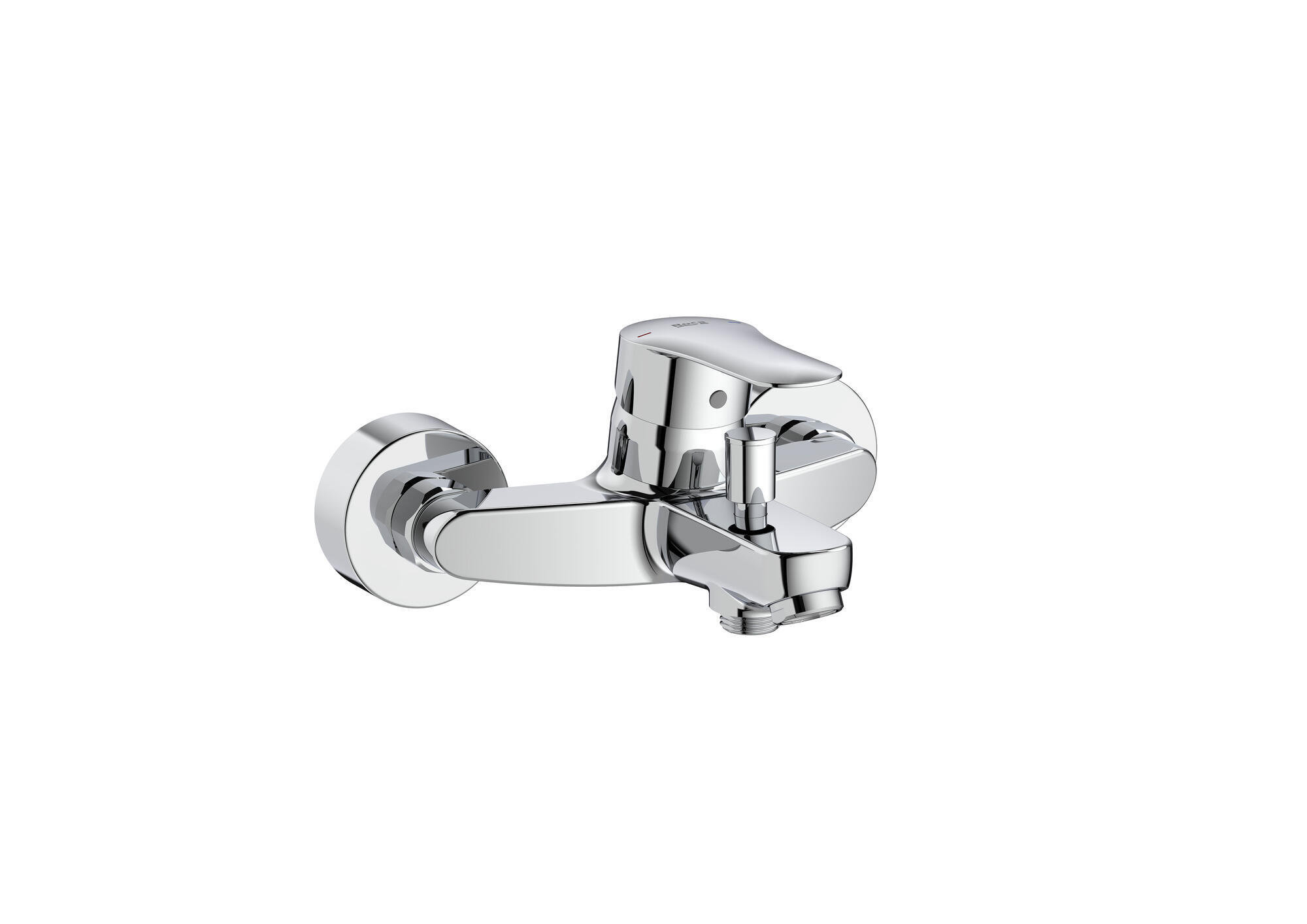 Jednouchwytowa bateria wannowa ROCA Proa chromowana