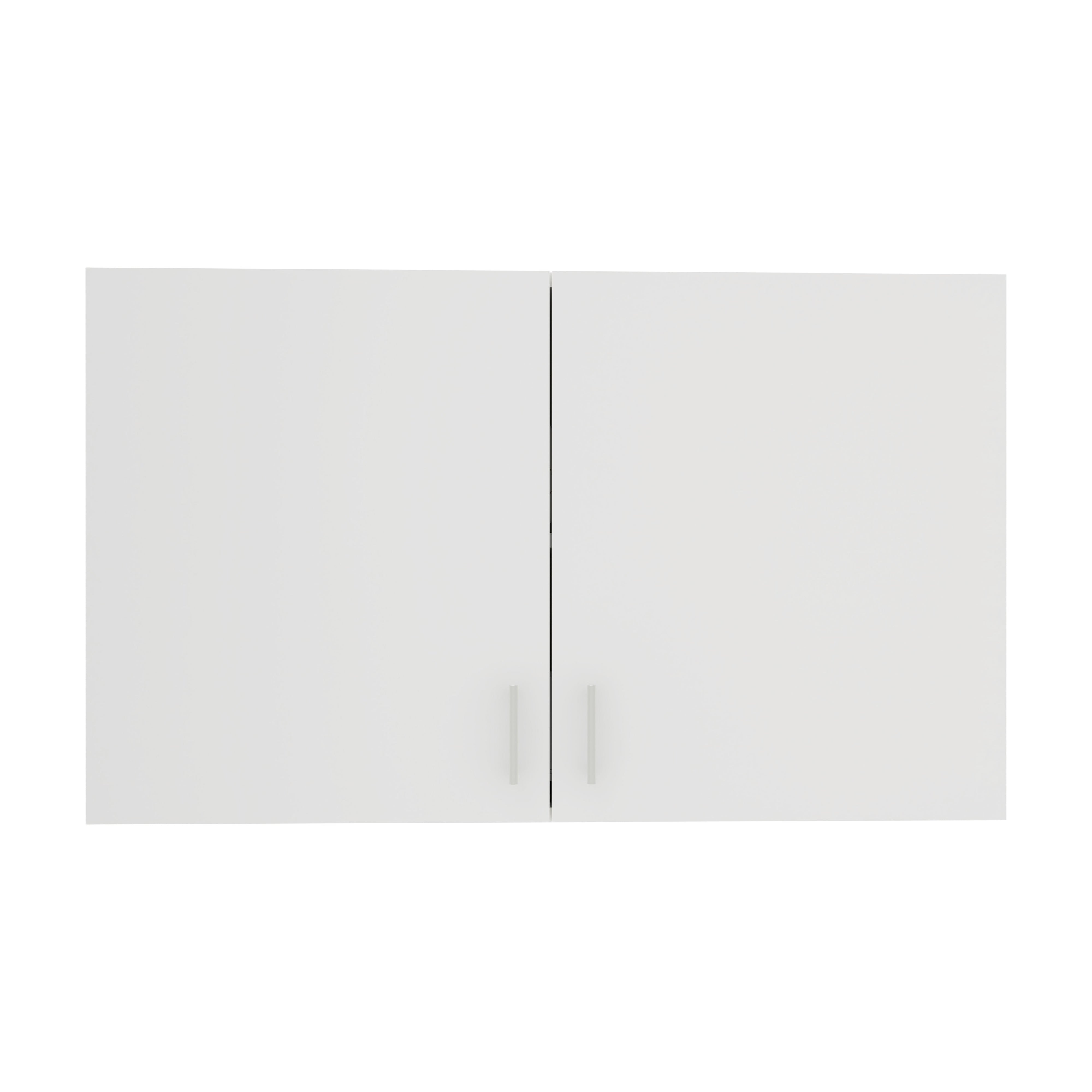 Mueble alto haaus Oran, 2 puertas, blanco, 100 x 33 x 60 cm - 2
