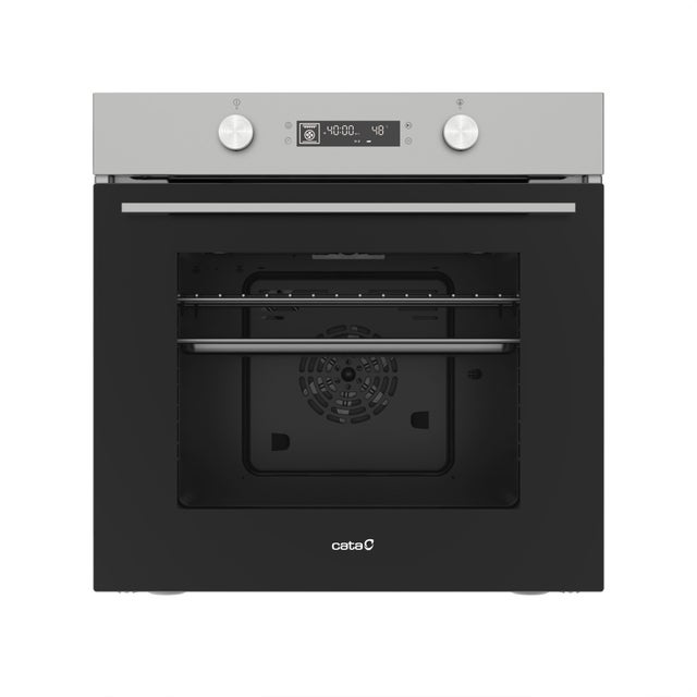 Four multifonction Cata MDS 8108 X encastrable 60 cm, 73 L, 8 fonctions, classe A, rail télescopique, écran, porte froide, inox