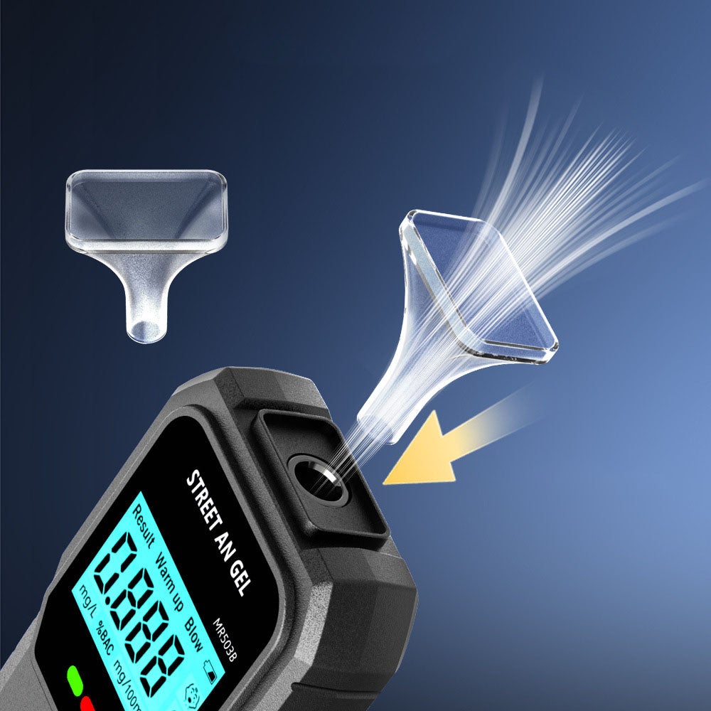 Ethylotest Electronique,Alcootest,Affichage LCD, Détection Rapide, Professionnel pour un Usage Domestique【Batterie Non Incluse】 - 2