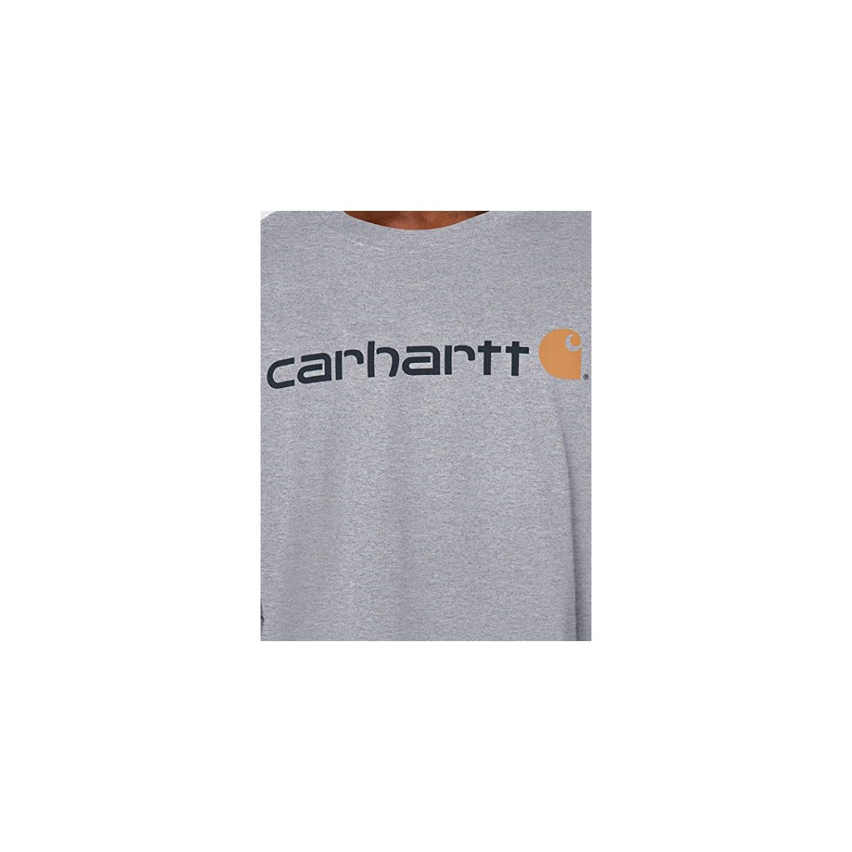 Tee-Shirt Core Logo manches longues 104107 Heather Grey - Carhartt - Taille S - 2