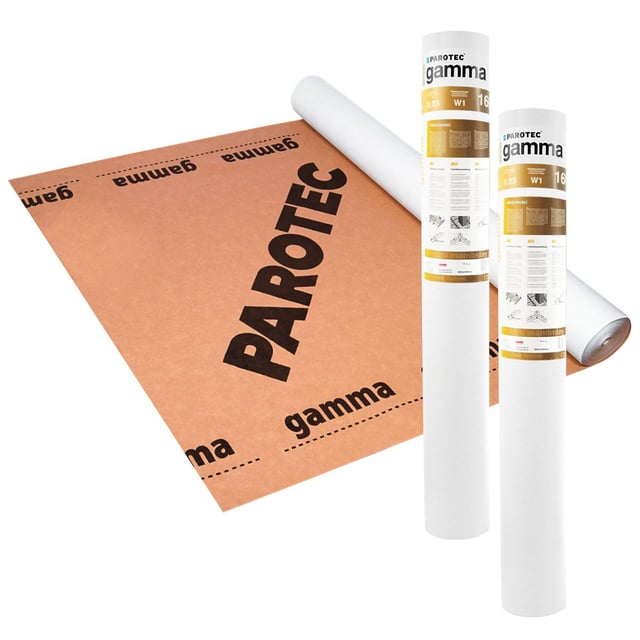 Ecran de sous-toiture respirant PAROTEC GAMMA 160, 50m x 1.5m, 160g/m²