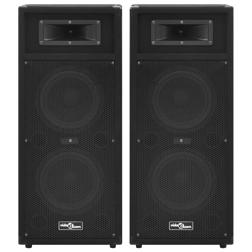 Altavoces escenario profesional HiFi pasivos 2 uds 1000W negro - 3