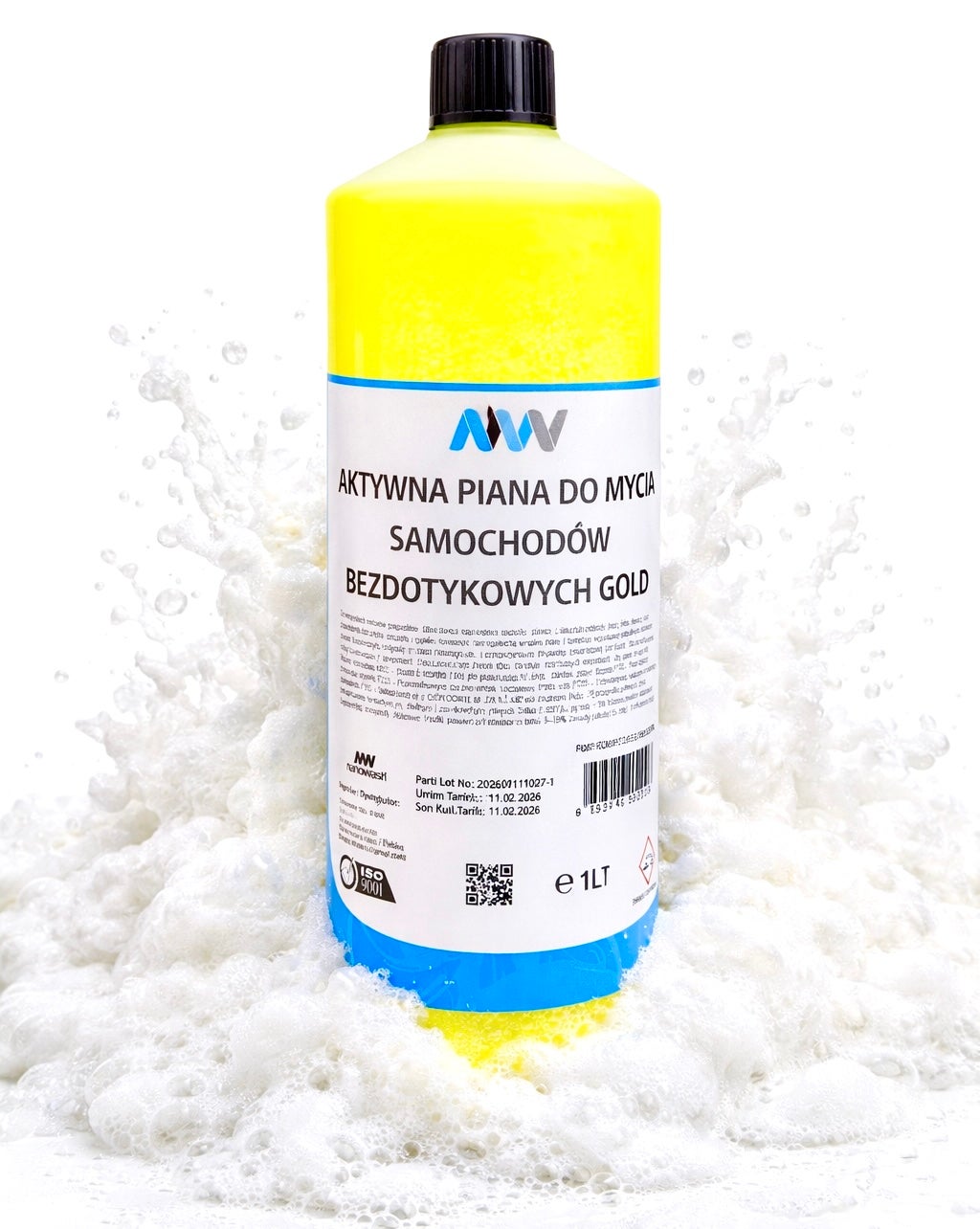 Active Gold aktywna piana z woskiem 1 L – koncentrat | Nanowash