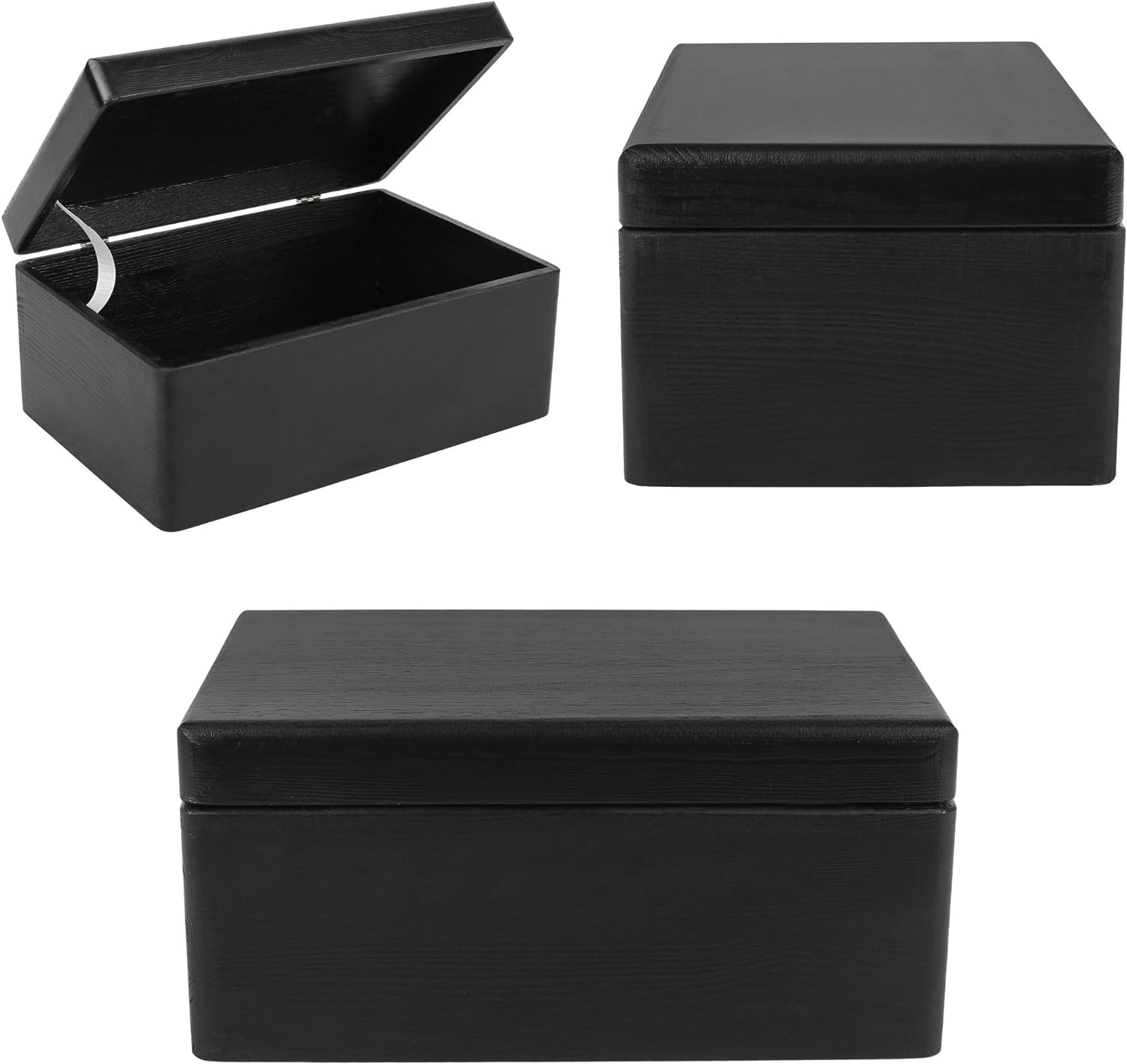 Leroy Merlin Caja Almacenaje Negra Creative Deco Negro Grande Caja