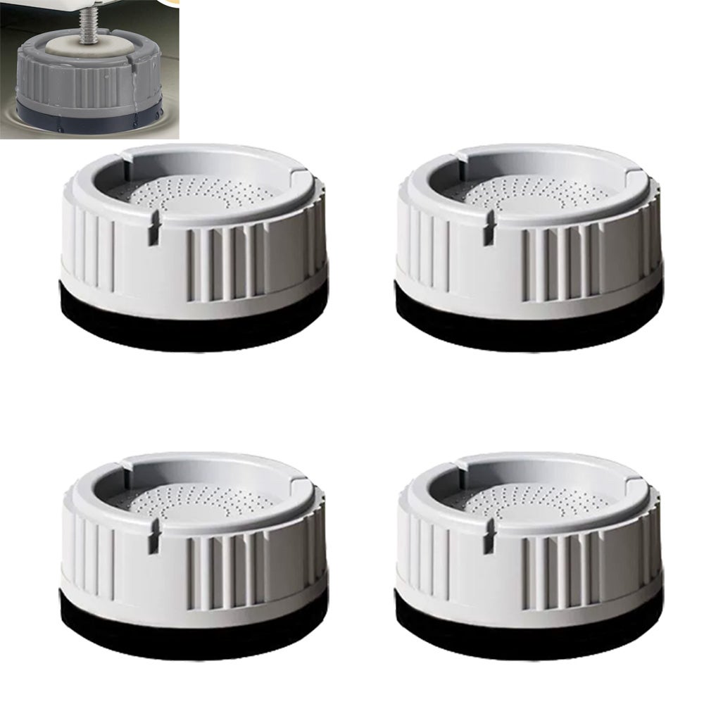 Lot De 4 Supports En Caoutchouc Pour Haltères – Antichoc, Résistants Transpiration, Compatibles Pour Tous Types De Racks, Noir