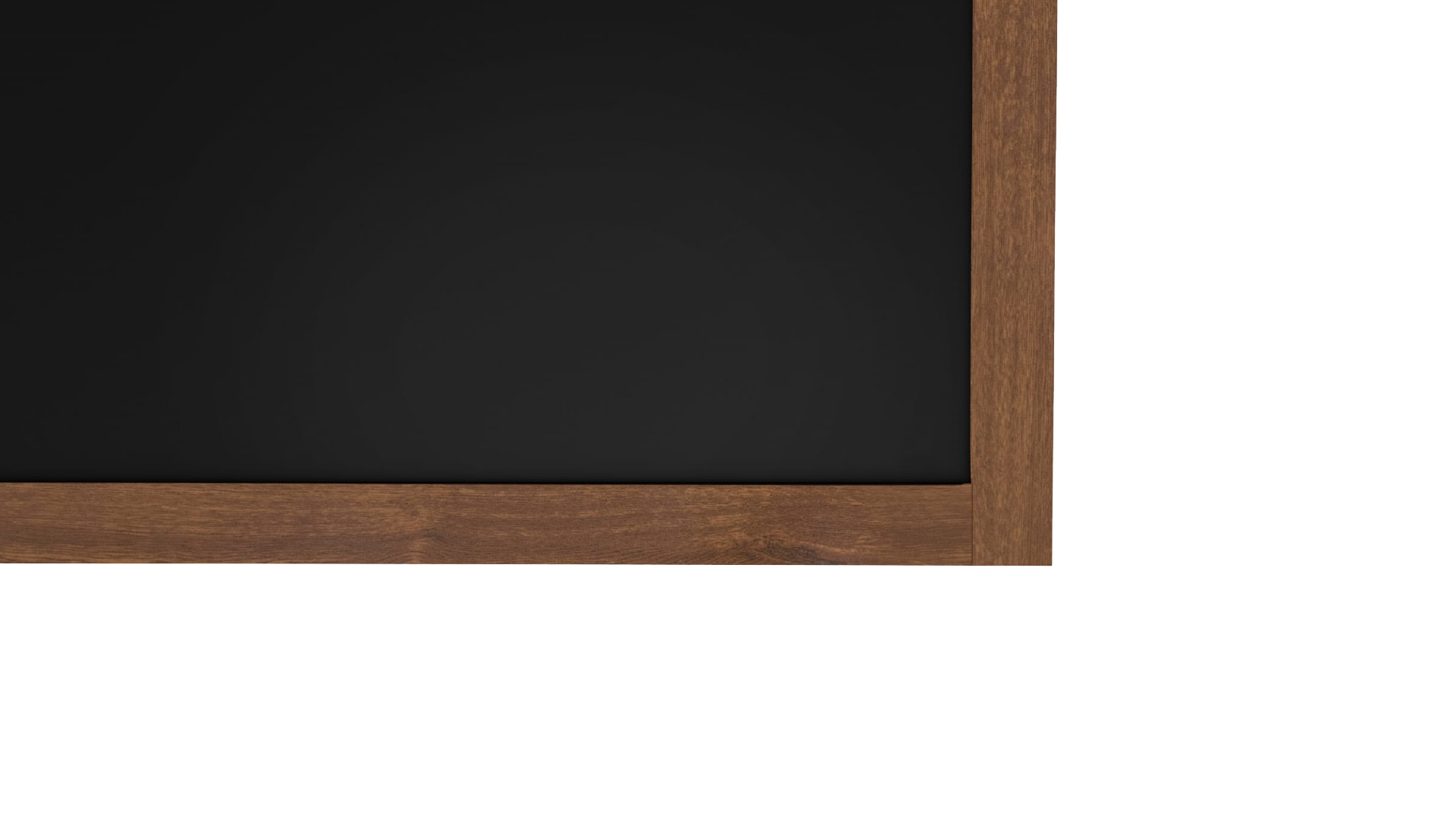 Tableau à Craie Noir Magnétique avec Cadre en Bois Laqué 100x80cm, Tableau pour Ecrire - 6