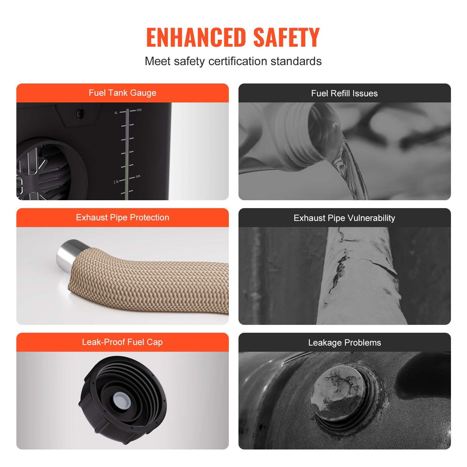 Nagrzewnica powietrza na olej napędowy 12 V/24 V 8 kW Zdalne sterowanie aplikacją Bluetooth Nagrzewnica na olej napędowy VEVOR - 4