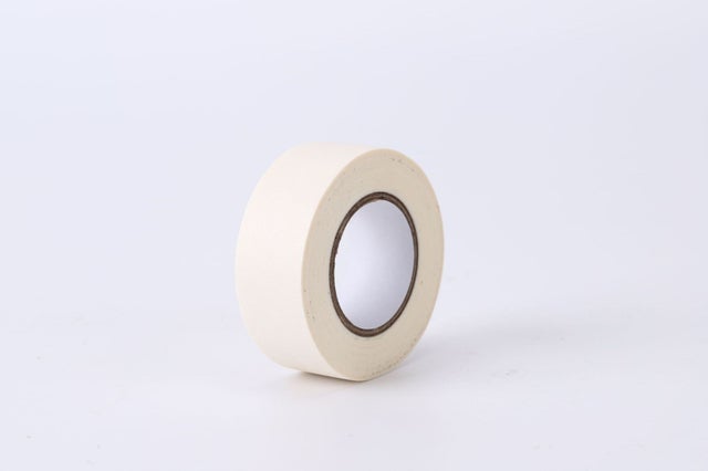 Cinta adhesiva de enmascarar, cinta multiusos, apta para dibujar, etiquetar, etc., 25 mm de ancho x 50 m de largo, blanca