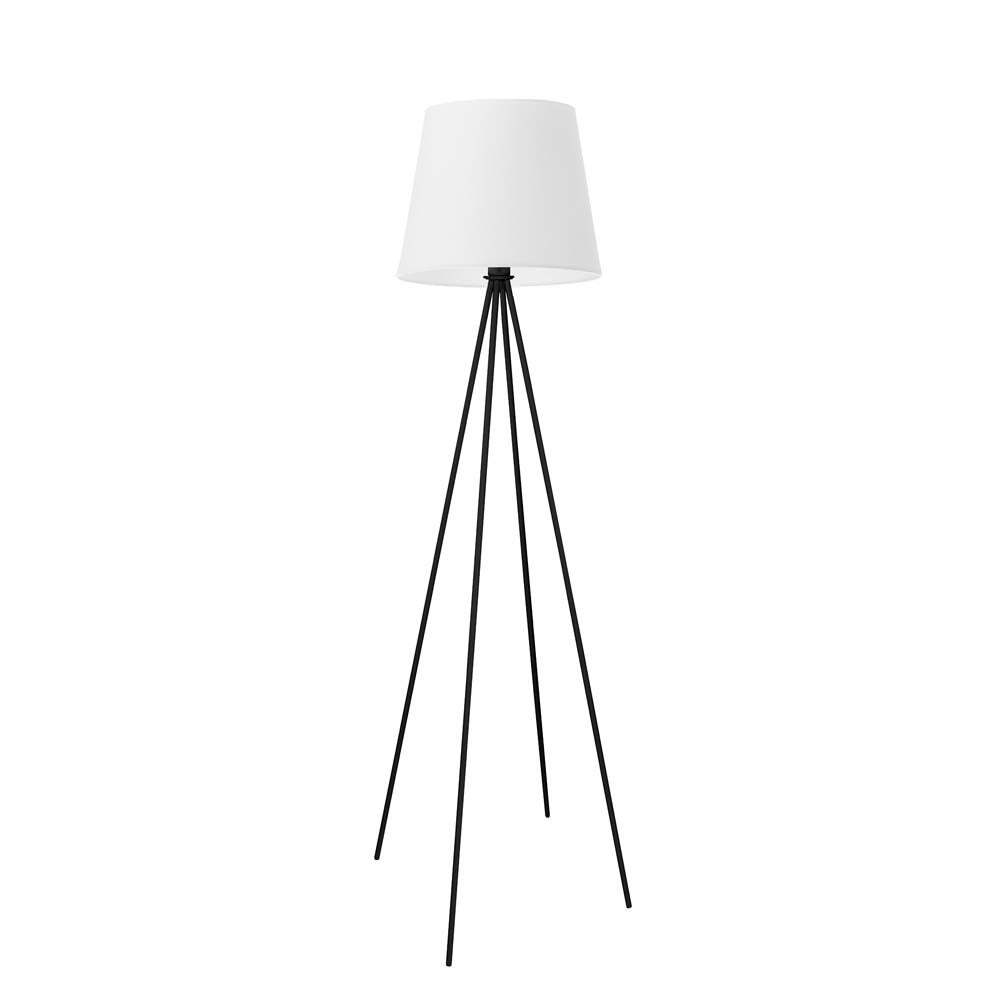 Lampa stojąca podłogowa trójnóg z abażurem stożek SOLARIS