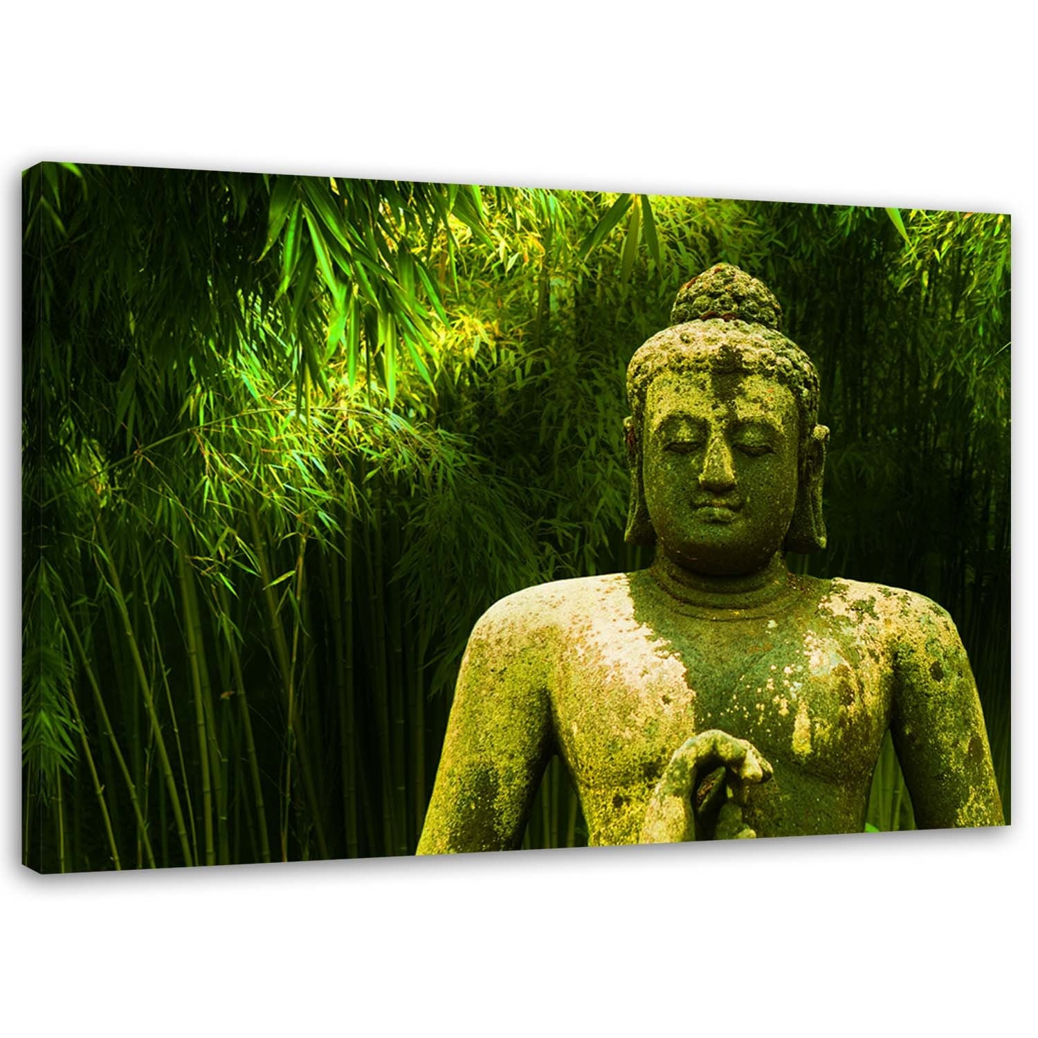 Obraz na płótnie, Budda las bambusowy natura 100x70