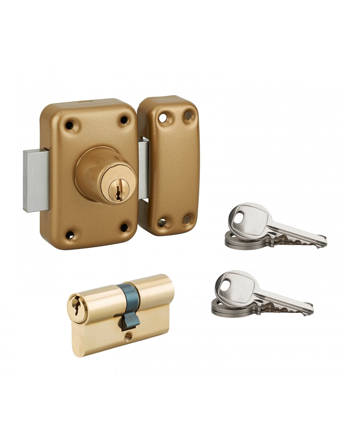 Verrou ISEO CITY 26 Double Entrée – Cylindre 50mm Neuf, Pour Porte Sécurisée