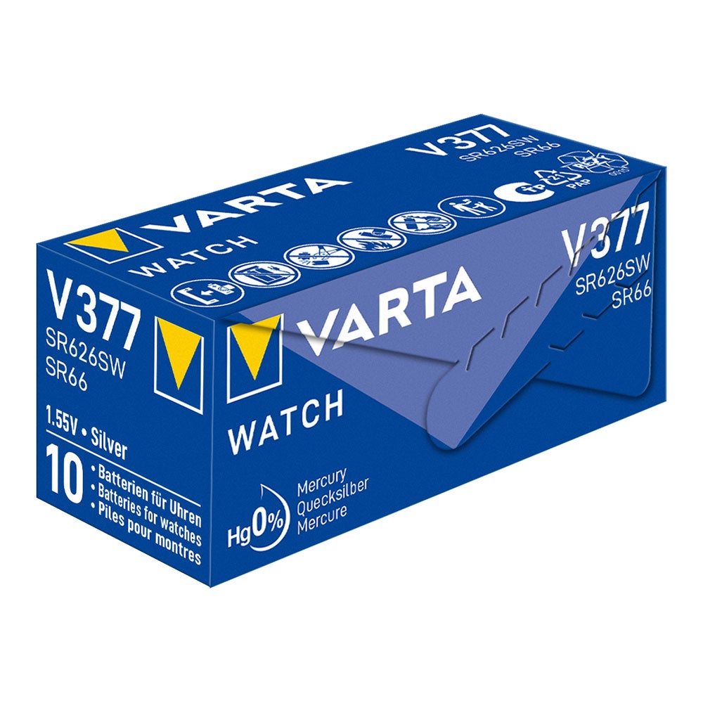 Varta - Pile Bouton V377 Varta 1.55v - 4
