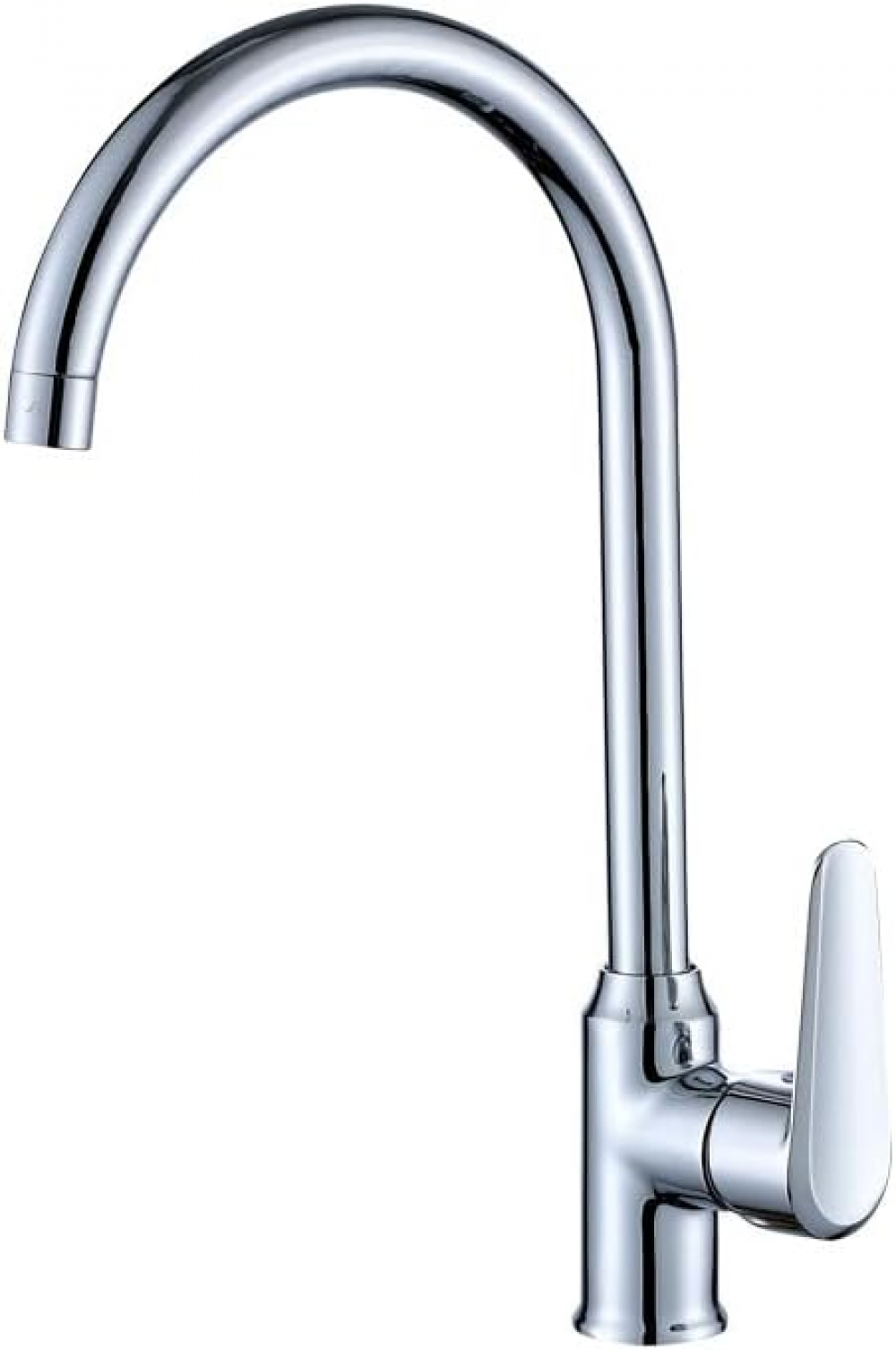 Baterie kuchenne, obrotowe baterie z ciepłą i zimną wodą, baterie ze stali nierdzewnej do zlewów